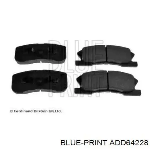 Гальмівні колодки Blue Print ADD64228 ціна, від 22.74 USD