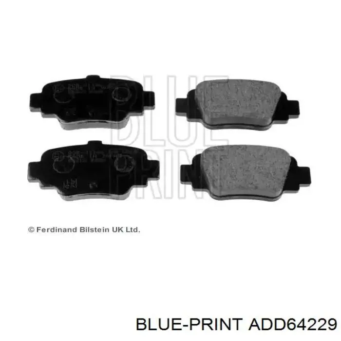 ADD64229 Blue Print колодки гальмівні передні, дискові