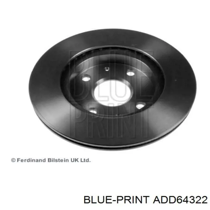 ADD64322 Blue Print диск гальмівний передній