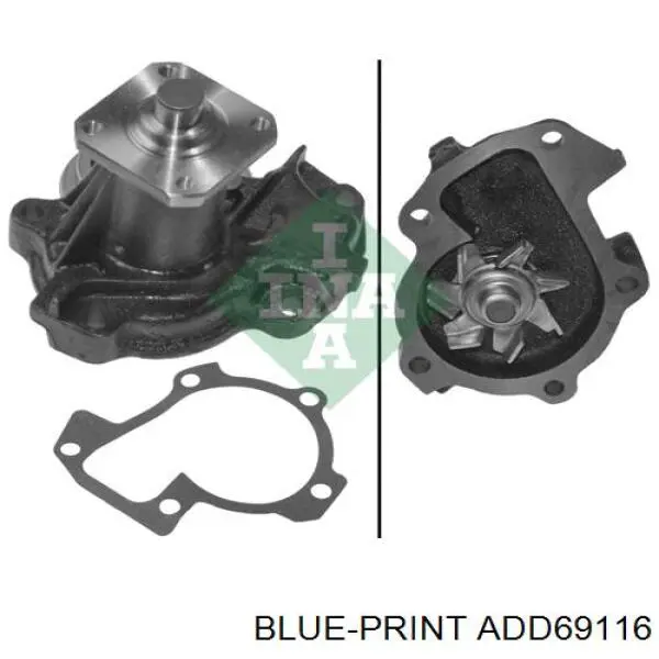 ADD69116 Blue Print Насос охолодження