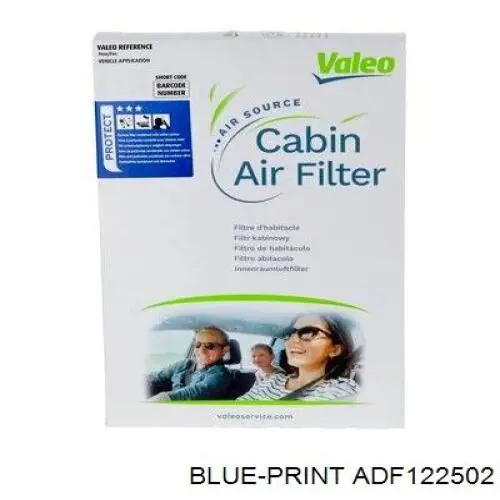 Повітряний фільтр салону Blue Print ADF122502