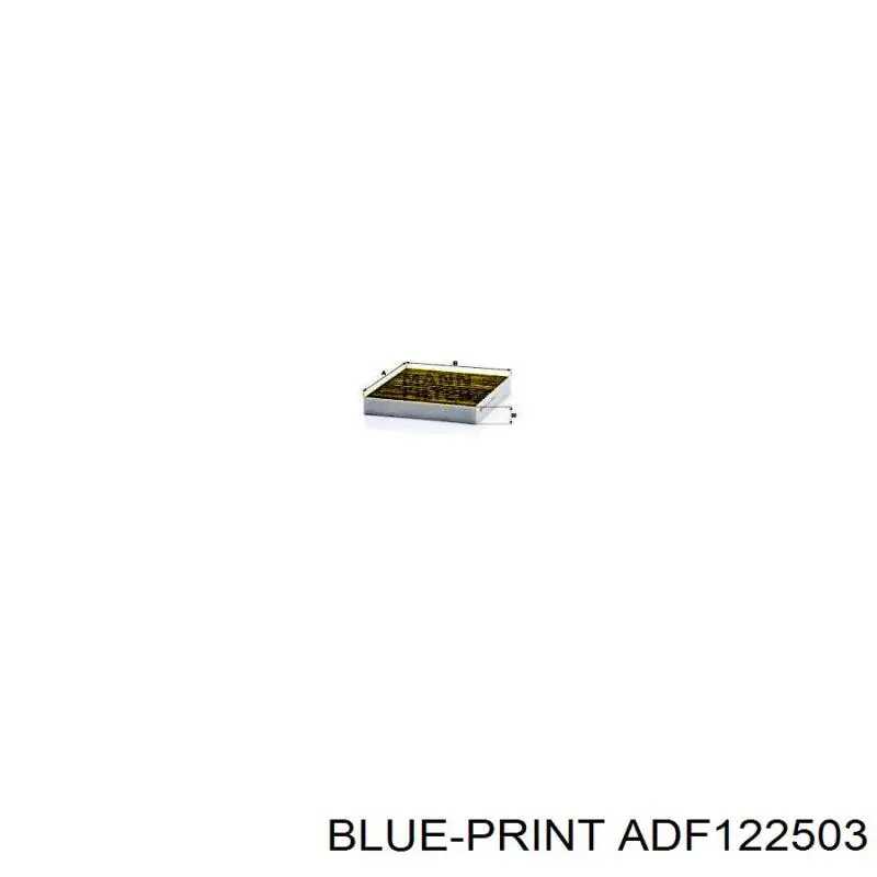 Купити ADF122503 Blue Print Фільтр салону вугільний