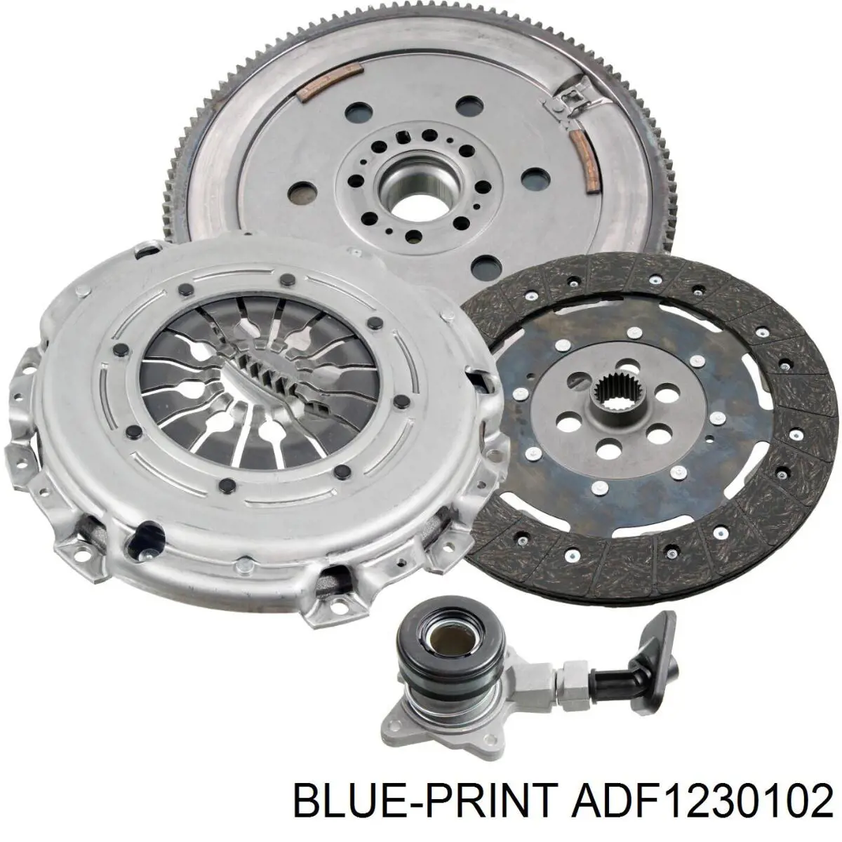 Купити ADF1230102 Blue Print Комплект зчеплення (диск, корзина, підшипник)