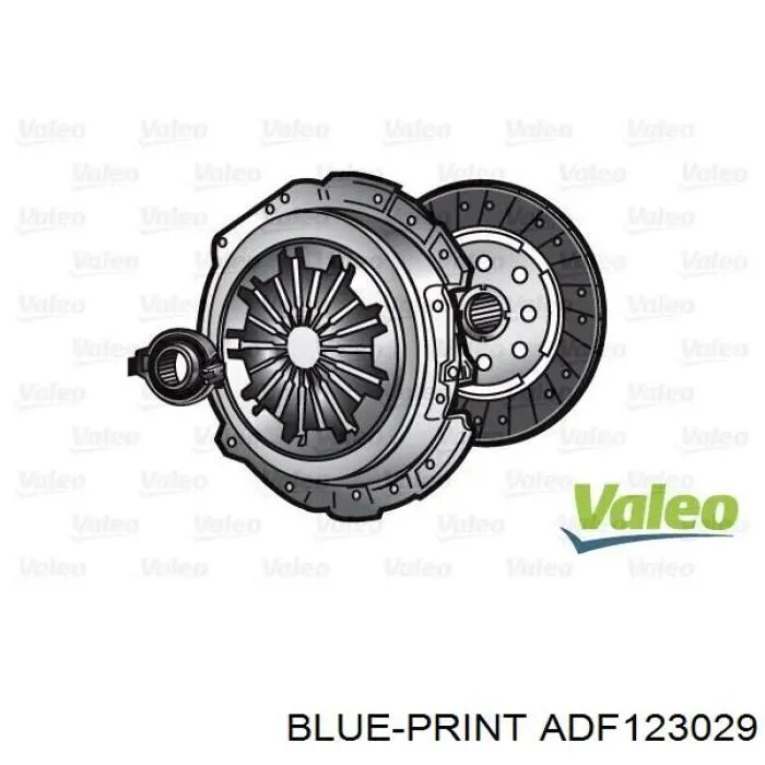 Комплект зчеплення (3 частини) Blue Print ADF123029 ціна, від 323.75 USD
