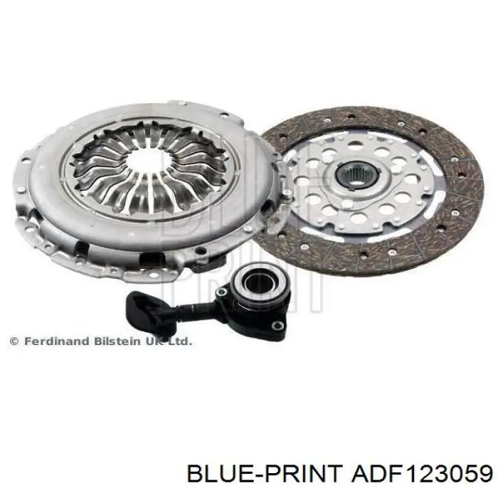 Купити ADF123059 Blue Print Комплект зчеплення (диск, корзина, підшипник)