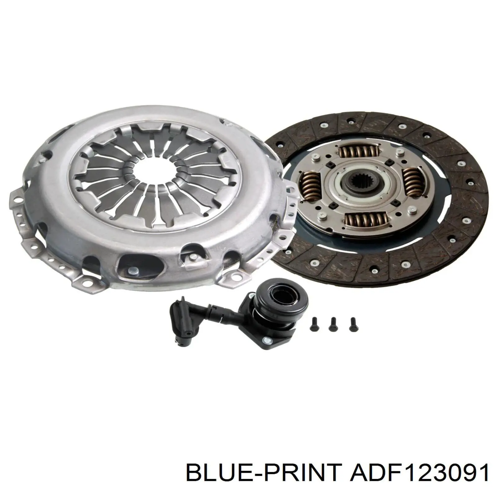 Купити ADF123091 Blue Print Комплект зчеплення (диск, корзина, підшипник)