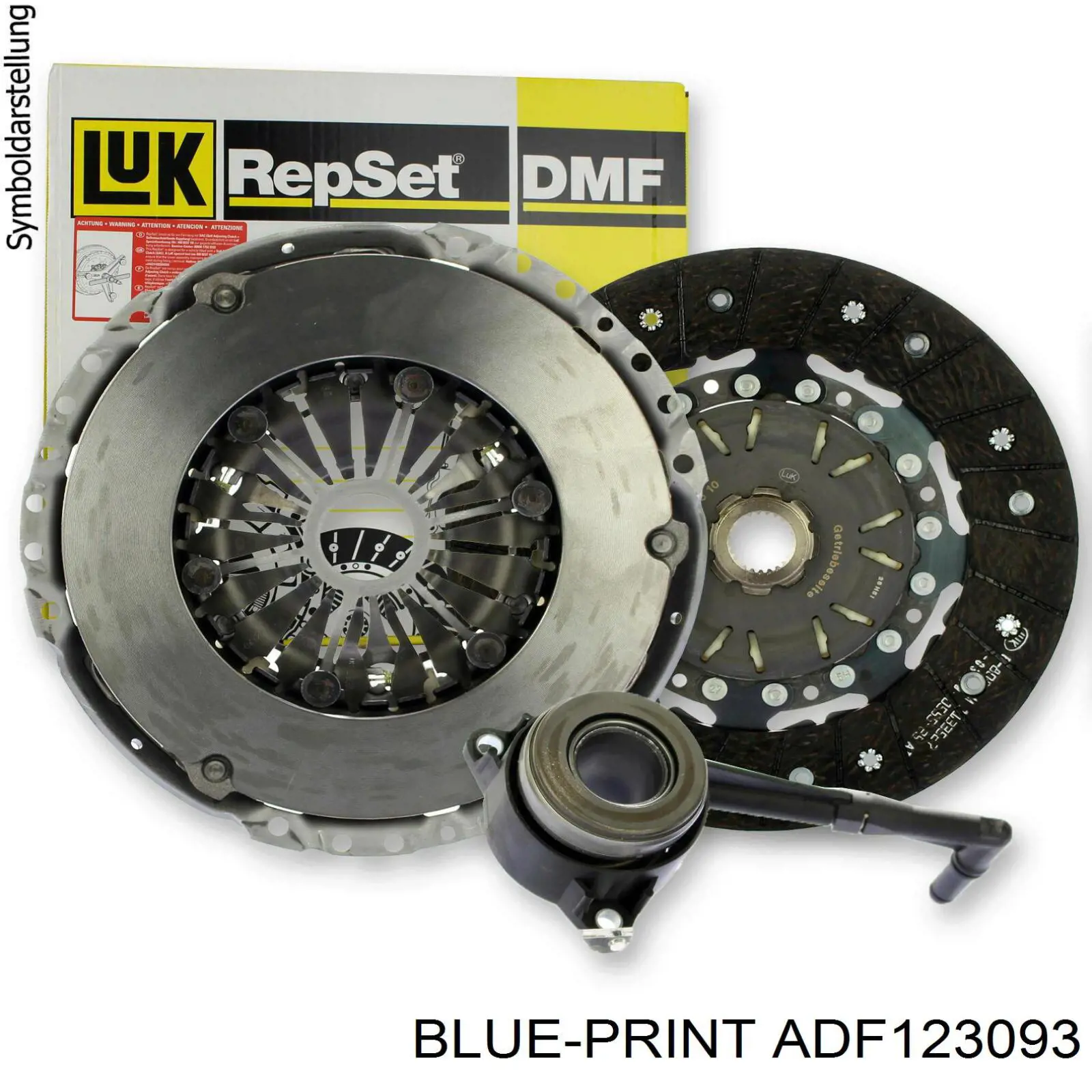 Купити ADF123093 Blue Print Комплект зчеплення (диск, корзина, підшипник)