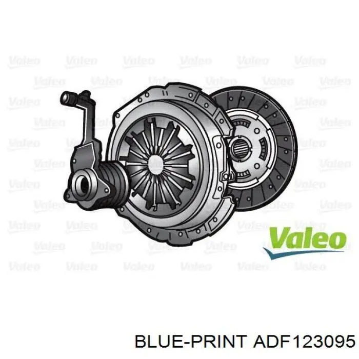 Комплект зчеплення (3 частини) Blue Print ADF123095 ціна, від 134.73 USD