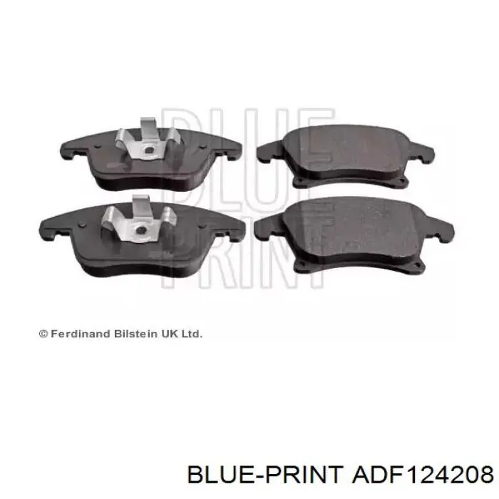 Гальмівні колодки Blue Print ADF124208 ціна, від 38.16 USD