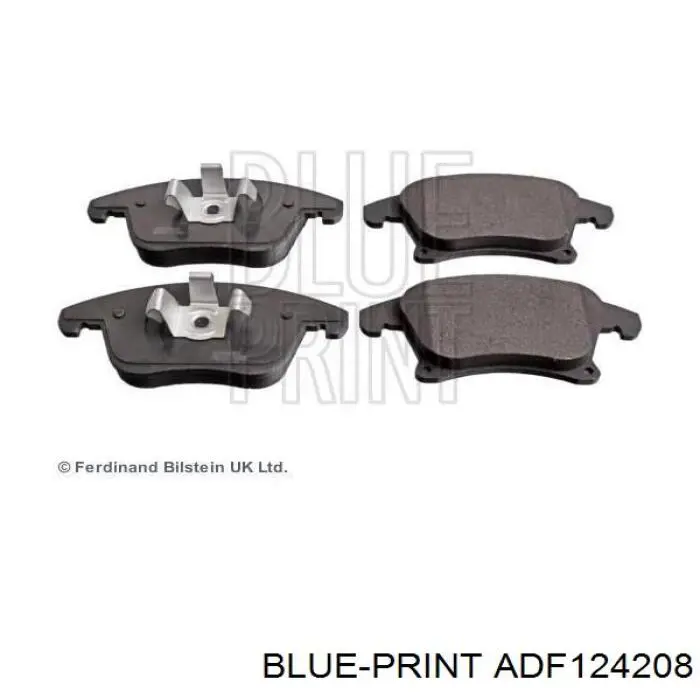 Колодки гальмівні передні, дискові ADF124208 Blue Print