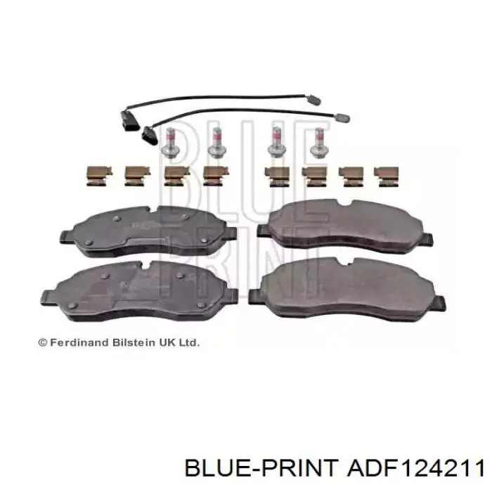 Купити ADF124211 Blue Print Колодки гальмівні передні, дискові