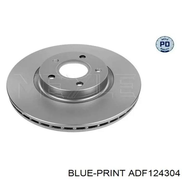 Диск гальмівний передній Blue Print ADF124304