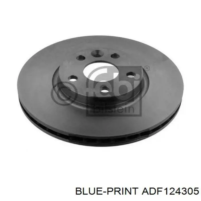 Гальмівні диски передні ADF124305 Blue Print