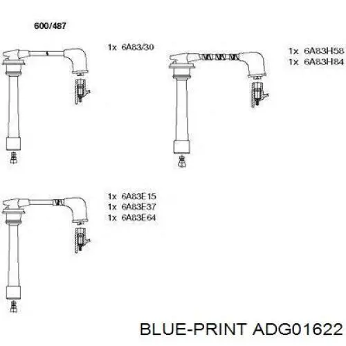 Дроти запалювання Blue Print ADG01622 ціна, від 26.38 USD