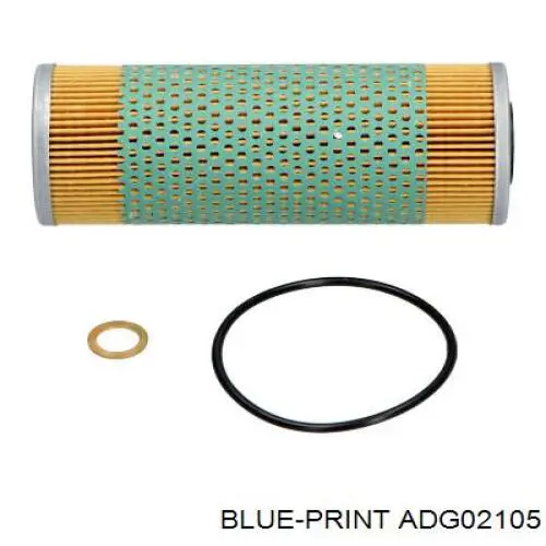 Масляний фільтр двигуна Blue Print ADG02105 ціна, від 4.35 USD