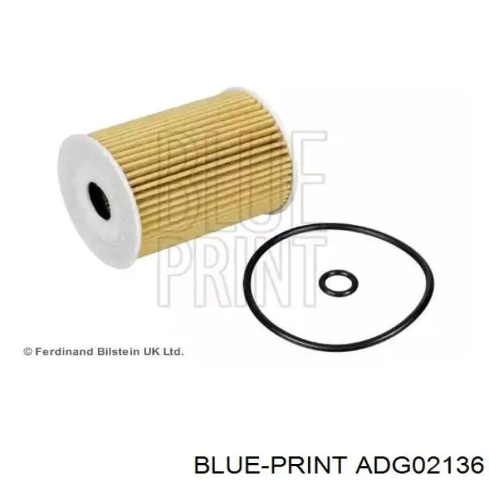 Масляний фільтр двигуна Blue Print ADG02136 ціна, від 7.01 USD