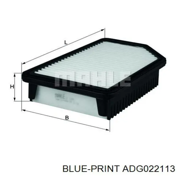 Купити ADG022113 Blue Print Автомобільний фільтр повітря