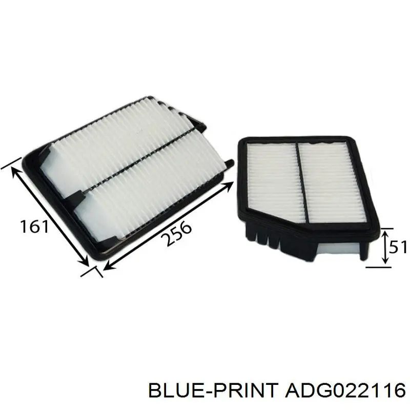 Повітряний фільтр ADG022116 Blue Print