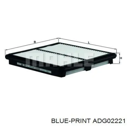Купити P96351225 Parts-Mall Автомобільний фільтр повітря