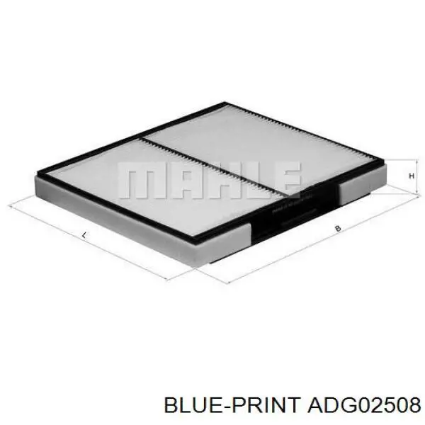 ADG02508 Blue Print фільтр салону