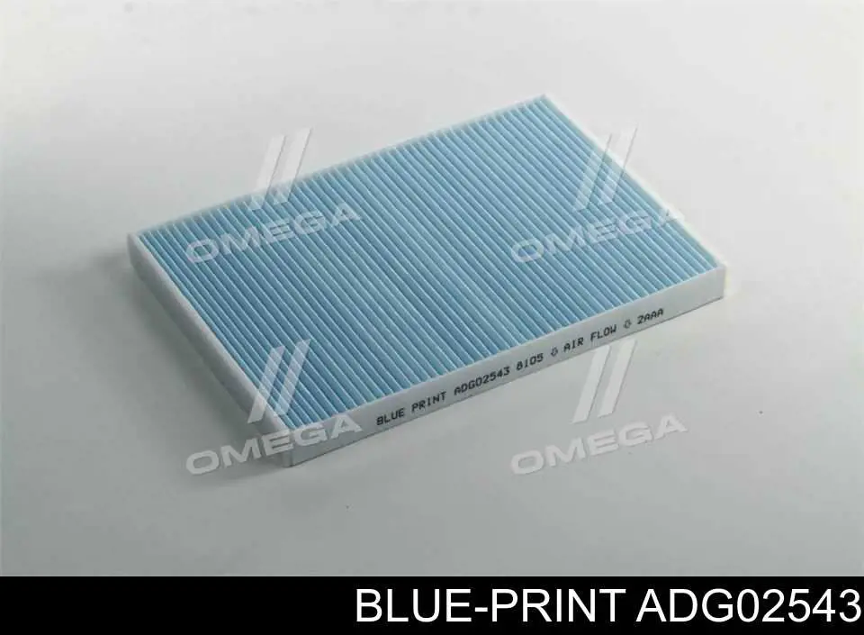 Купити ADG02543 Blue Print Фільтр салону вугільний