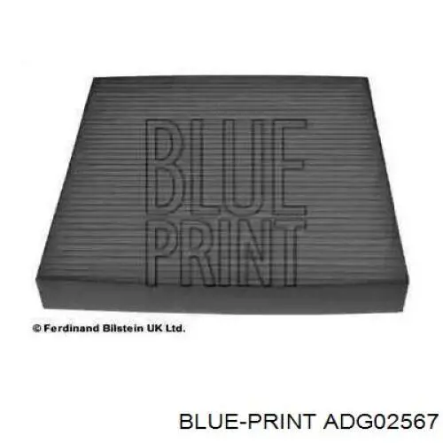 Купити ADG02567 Blue Print Фільтр салону вугільний