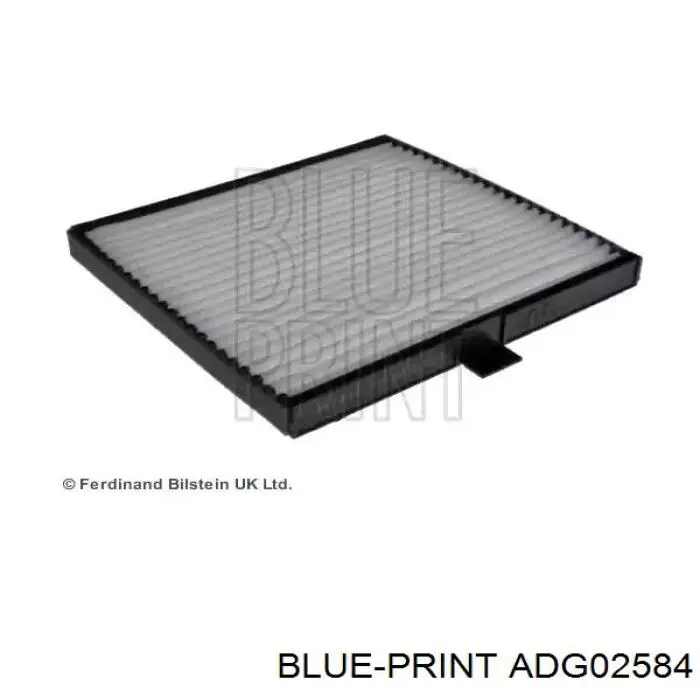 Фільтр повітряний обігрівача Blue Print ADG02584 ціна, від 9.09 USD