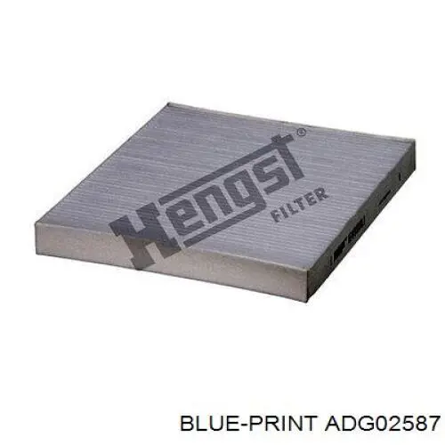 Купити ADG02587 Blue Print Фільтр салону вугільний