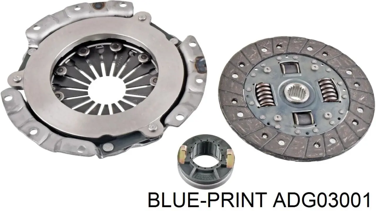 ADG03001 Blue Print комплект зчеплення (3 частини)