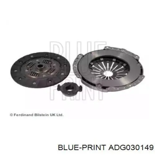 Комплект зчеплення (3 частини) Blue Print ADG030149 ціна, від 113.02 USD
