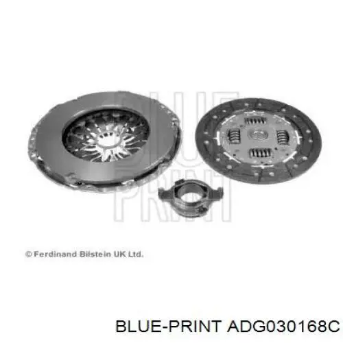 Купити ADG030168C Blue Print Комплект зчеплення (диск, корзина, підшипник)