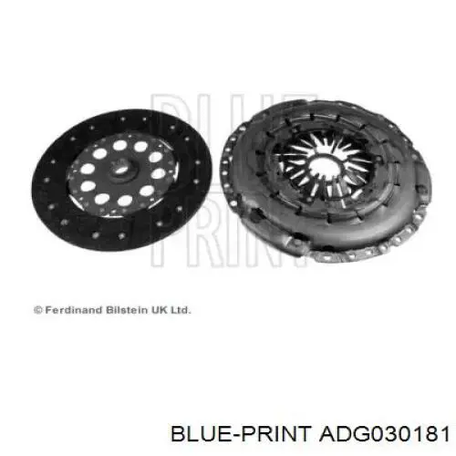 Комплект зчеплення (3 частини) Blue Print ADG030181 ціна, від 167.88 USD