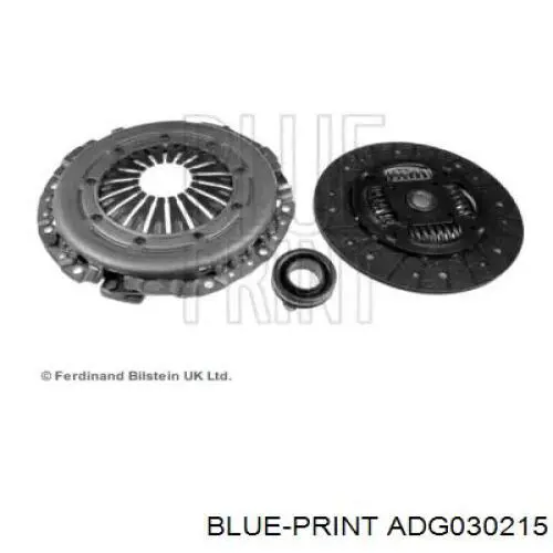 Купити ADG030215 Blue Print Комплект зчеплення (диск, корзина, підшипник)