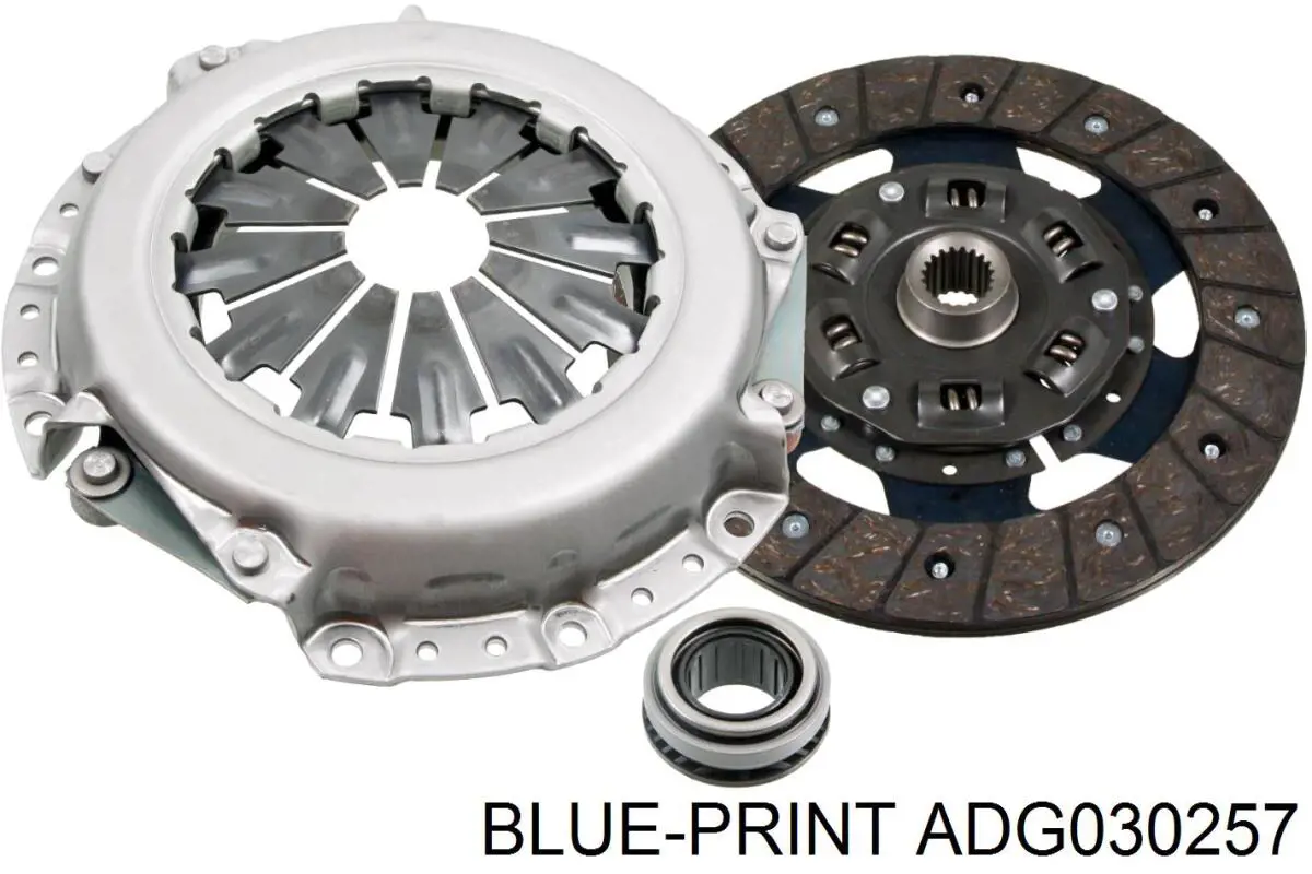 Купити ADG030257 Blue Print Комплект зчеплення (диск, корзина, підшипник)