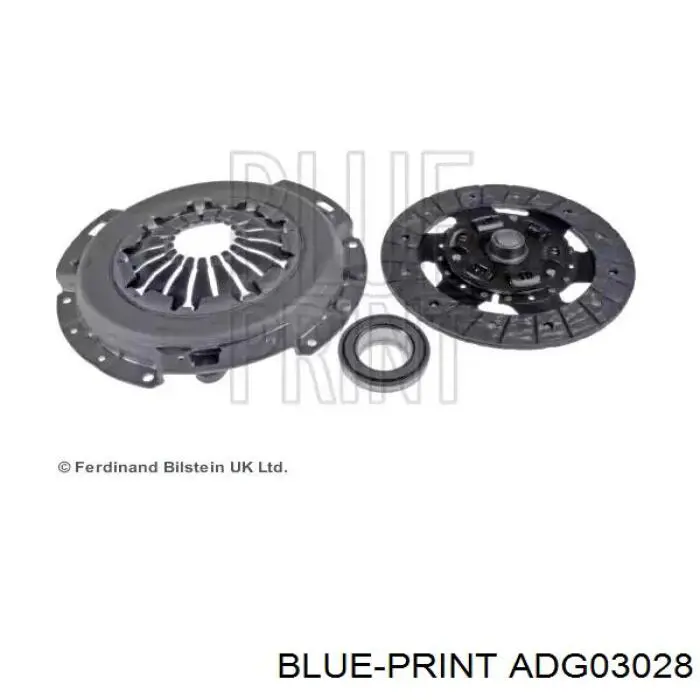 Купити ADG03028 Blue Print Комплект зчеплення (диск, корзина, підшипник)