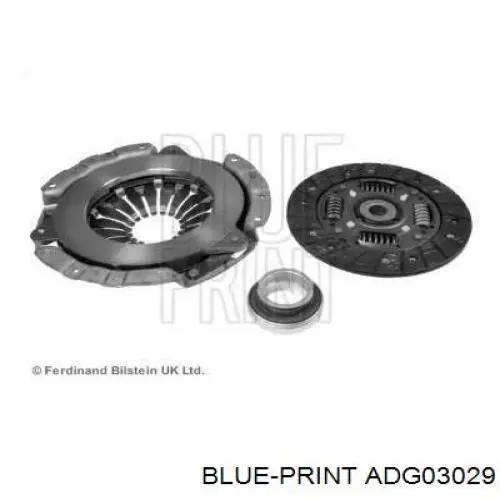 ADG03029 Blue Print комплект зчеплення (3 частини)