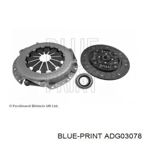 Комплект зчеплення (3 частини) Blue Print ADG03078 ціна, від 104.54 USD