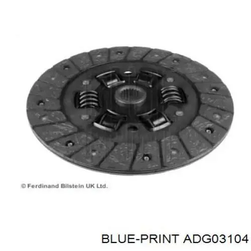 ADG03104 Blue Print диск зчеплення
