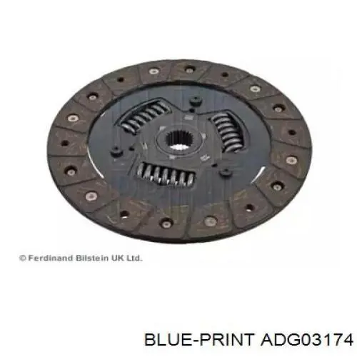 Сцепления диск (seco) ( 41100-02510 ) на KIA Picanto BA
