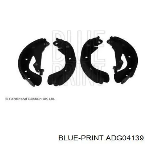 ADG04139 Blue Print колодки гальмові задні, барабанні