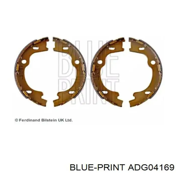Колодки ручника Q0920350 Q-fix