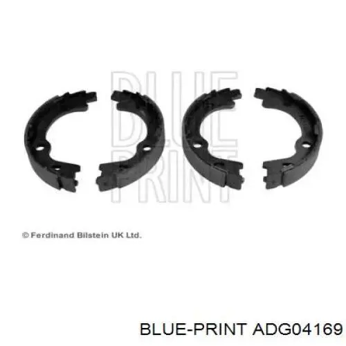 ADG04169 Blue Print колодки ручника/стоянкового гальма