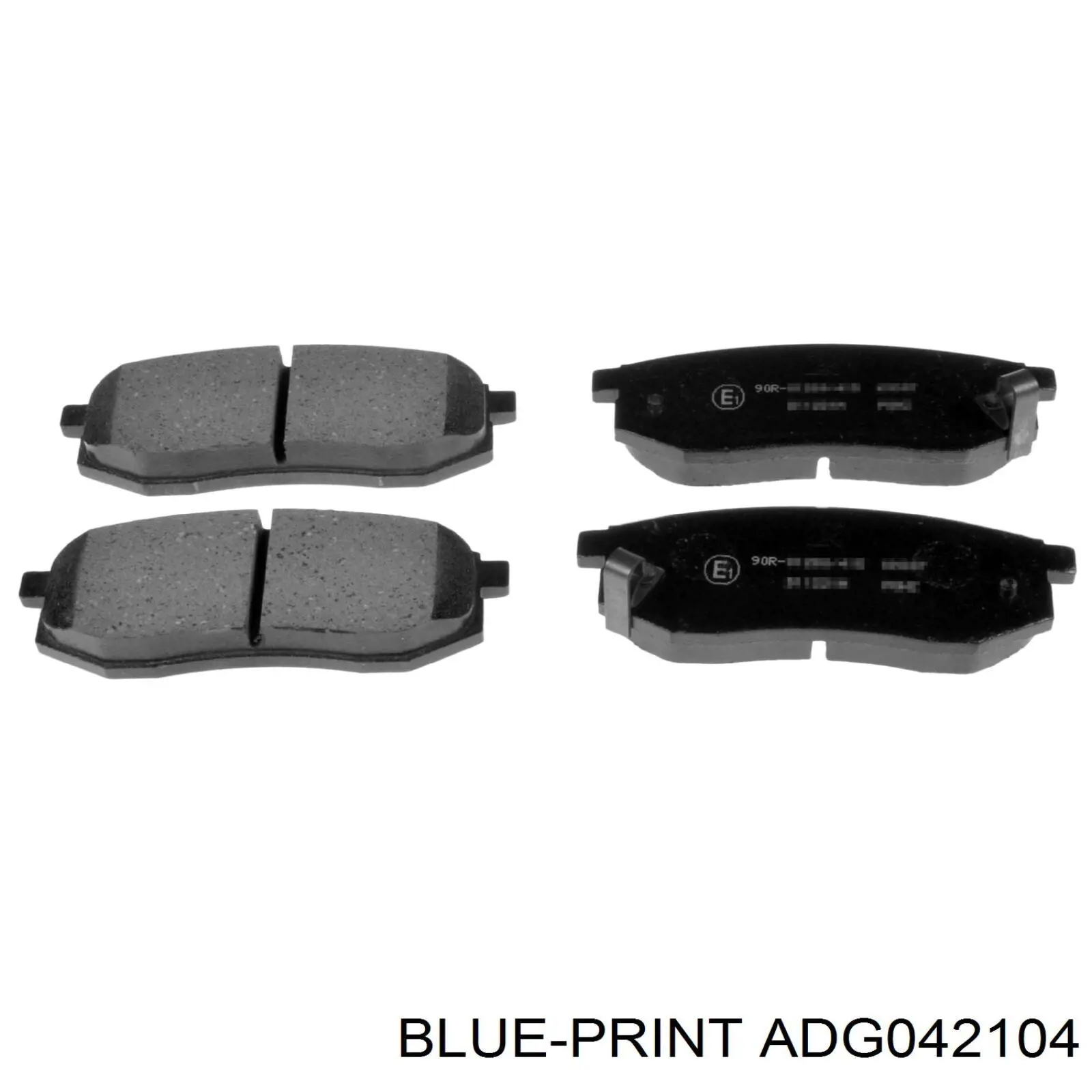 ADG042104 Blue Print колодки гальмові задні, дискові