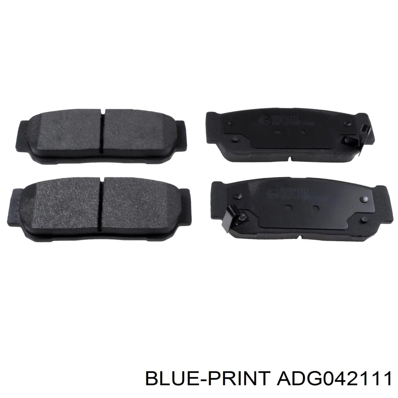 ADG042111 Blue Print колодки гальмові задні, дискові