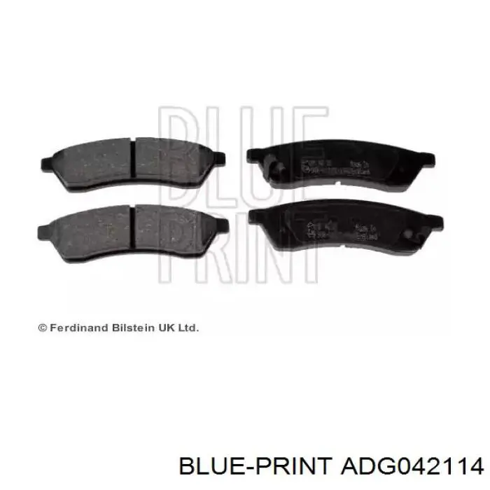 Купити ADG042114 Blue Print Задні колодки