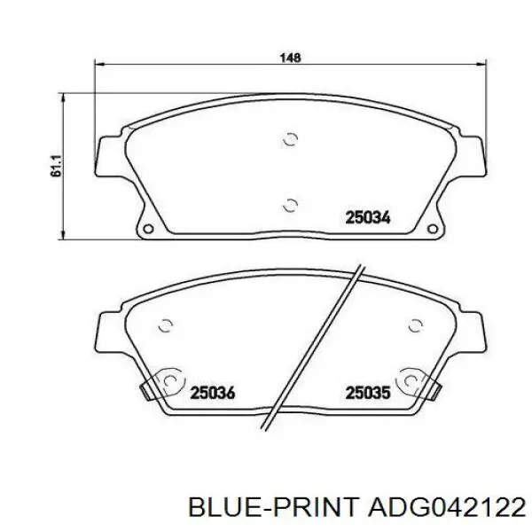 Купити 88877876 General Motors Колодки гальмівні передні, дискові