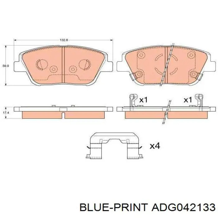 Гальмівні колодки Mando MPK38 ціна, від 20.35 USD