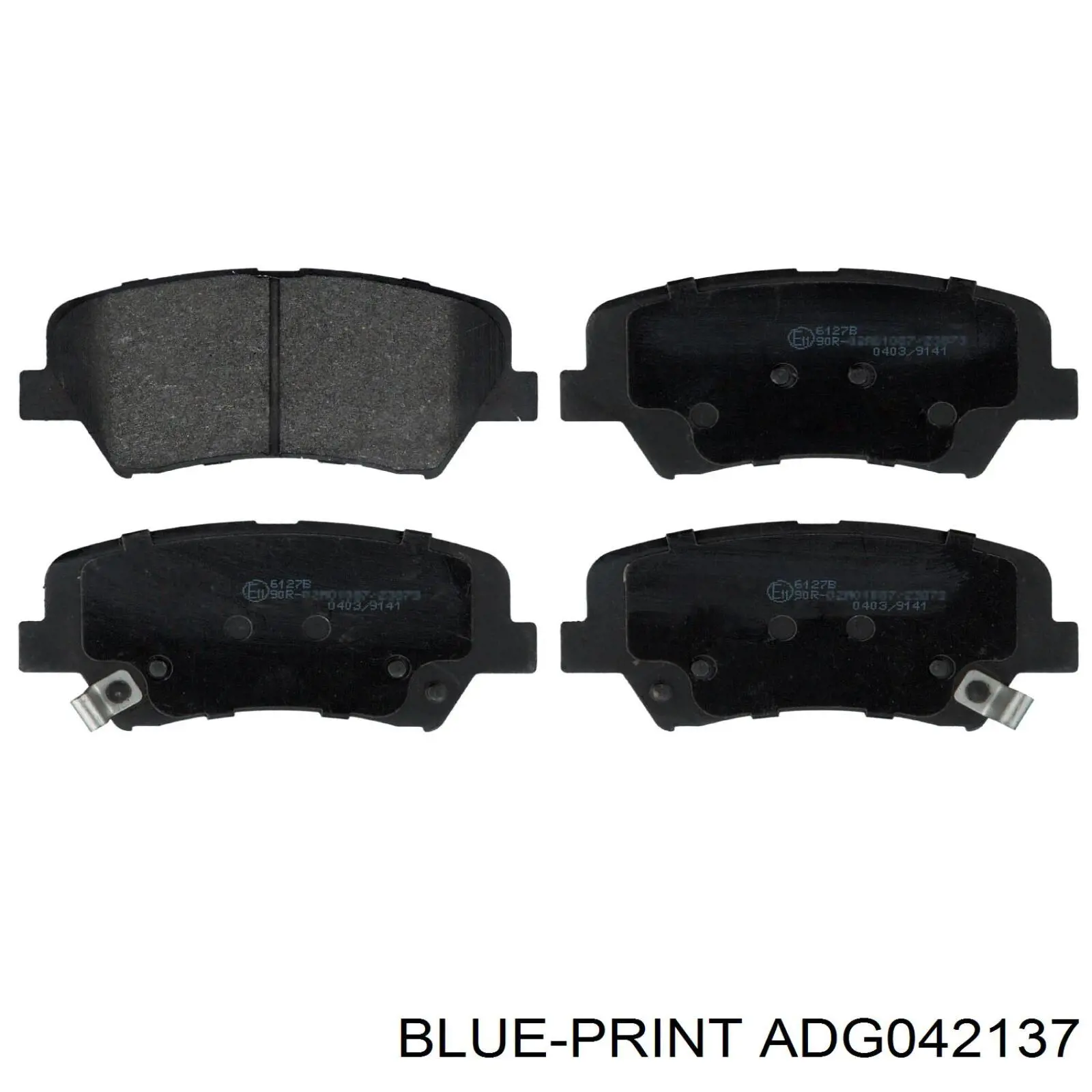 Купити ADG042137 Blue Print Колодки гальмівні передні, дискові