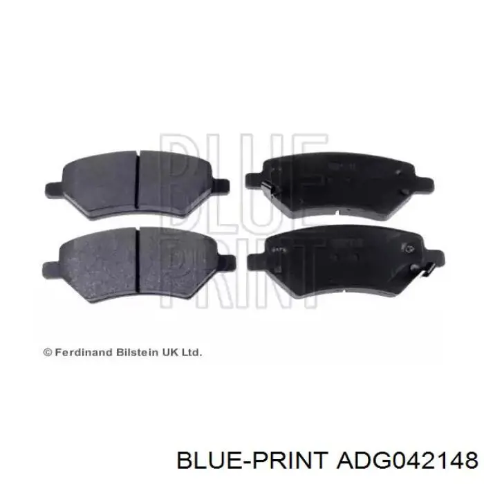 Гальмівні колодки Blue Print ADG042148 ціна, від 16.07 USD