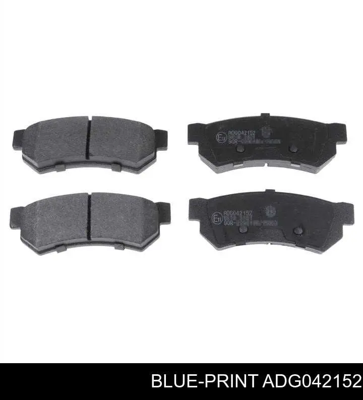 Купити ADG042152 Blue Print Задні колодки